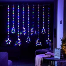 5050642083843 1 Festive Multicoloured Christmas Curtain Lights.jpg
